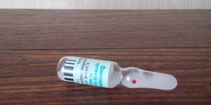 Ampolla de la droga Phlosterone