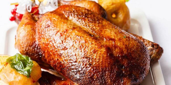 Pato al horno