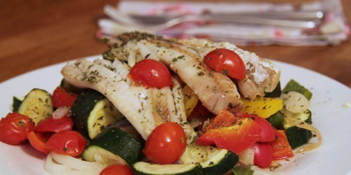  Bacalao con verduras
