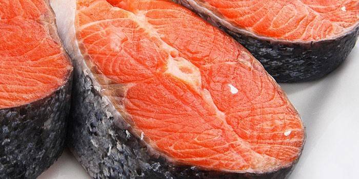 Filetes de salmón