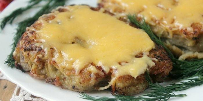 Chuletas Al Horno Con Queso