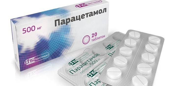 Paracetamolové pilulky