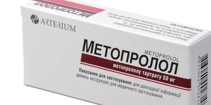 Tablety metoprololu