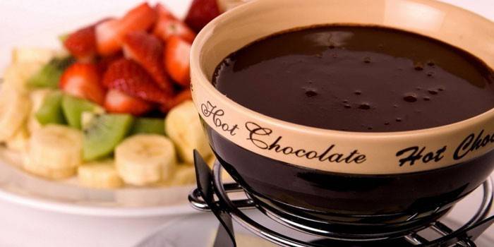 Czekoladowe Fondue