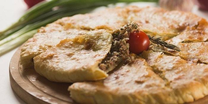 Torta com carne e chucrute