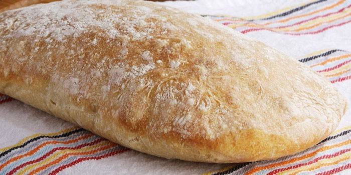 Ciabatta con queso