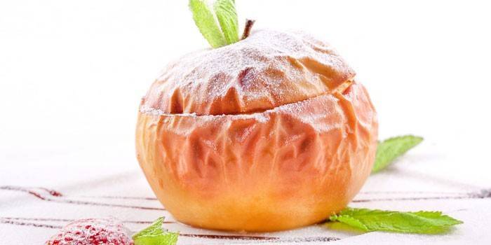 Manzana al horno