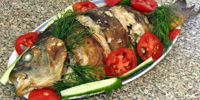 Una obra maestra en un plato antes de servir