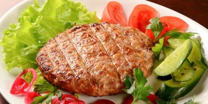 Bife de carne picada
