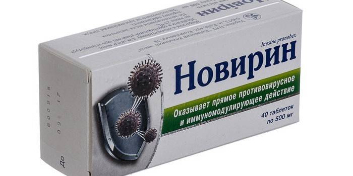 Novirin tablety v balení