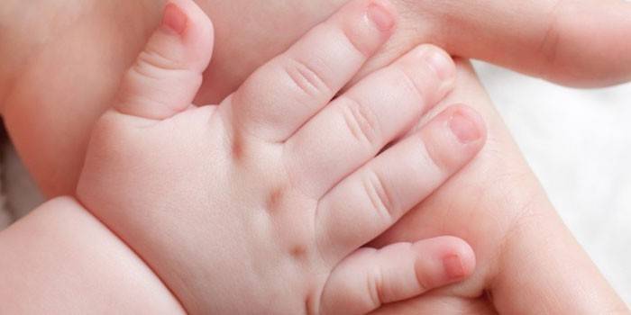 Mano del niño