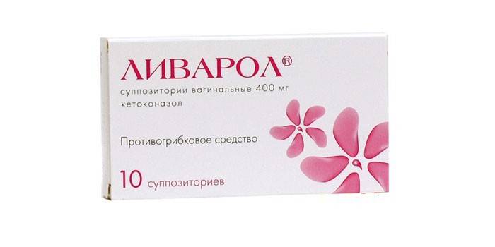 Supositorios vaginales Livarol