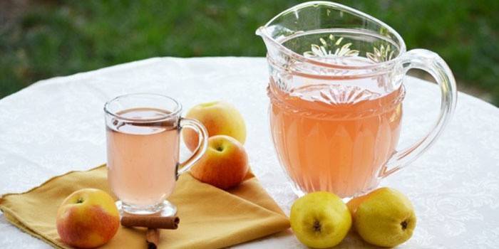 Kompot jabłkowo-gruszkowy