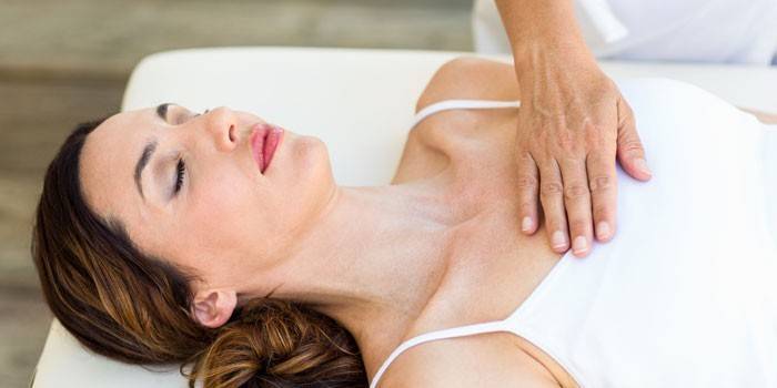 Em uma sessão de Reiki