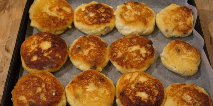 Serniki na blasze do pieczenia