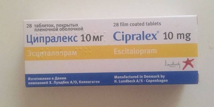 Comprimidos Cipralex