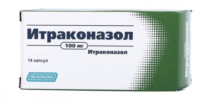 Itrakonazol kapsuly