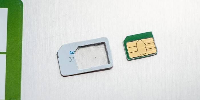 Cartão Nano SIM para smartphone ou iPhone