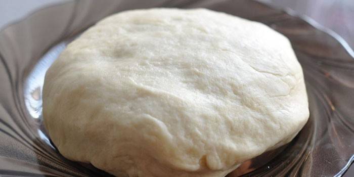 Masa en un plato