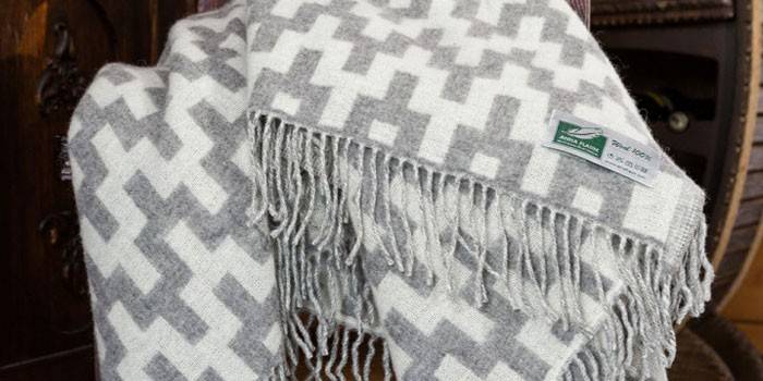 Plaid Flumum Ditt de lã Merino