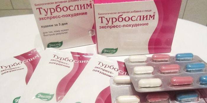 Turboslim ekspresowa utrata masy ciała w opakowaniu