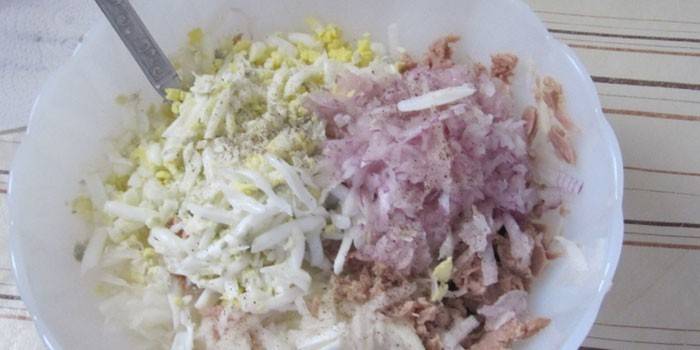 Salada de peixe