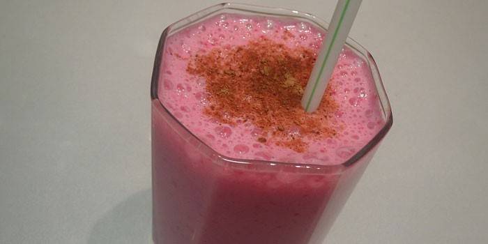Kéfir de remolacha y canela