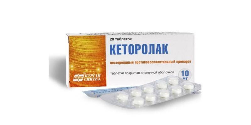 Ketorolac tabletleri