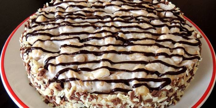 Bolo pronto de bolinho de Savoyardi