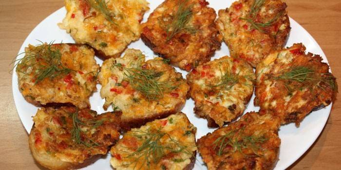 Pan frito con huevo
