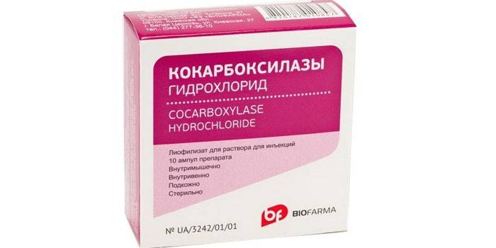 Clorhidrato de cocarboxilasa