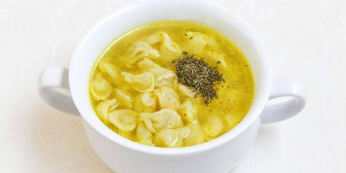 Rosół Pierogi w Talerzu
