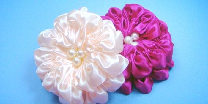 Nadýchané mašle Kanzashi