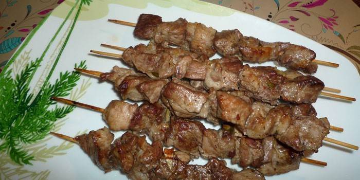 Barbacoa cocinada en una manga