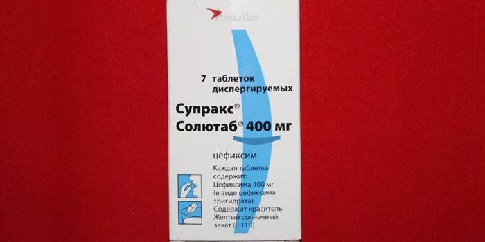 Tabletas Supraks Solutab