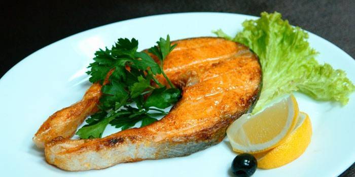 Salmón al horno