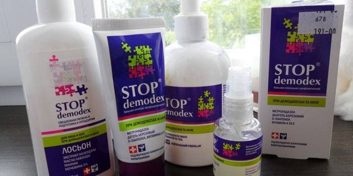 Prípravy linky Stop Demodex