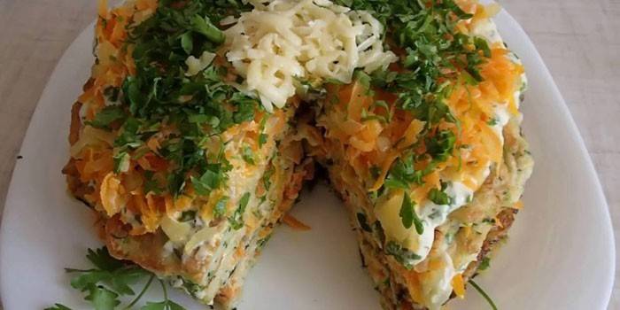 Pastel de hojaldre