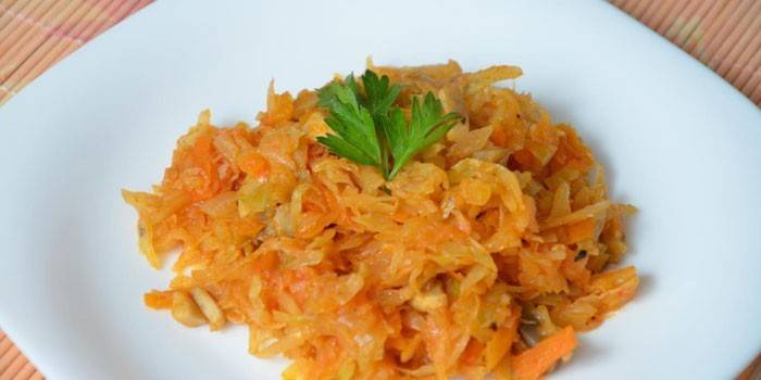 Repollo guisado