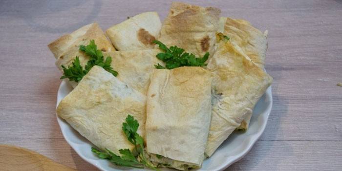 Merluza en pan de pita