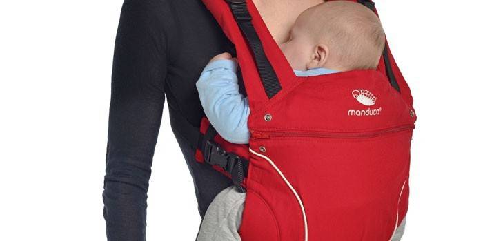 Manduca First Red Ergo Mochila