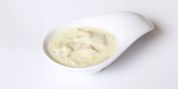 Molho cremoso com cogumelos porcini