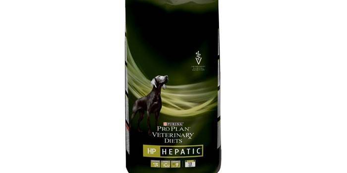 Pro Plan Veterinary diets HP for co-feed tank všetkých plemien pri chronickom zlyhaní pečene
