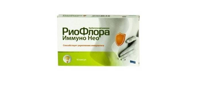 Lek Rioflora Immuno Neo w opakowaniu
