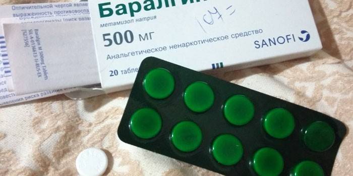 Comprimidos de baralgina