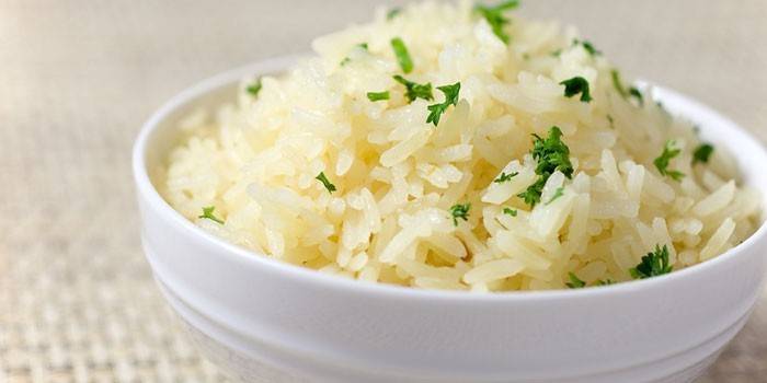 Arroz hervido
