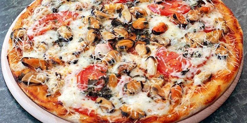 Pizza de mariscos