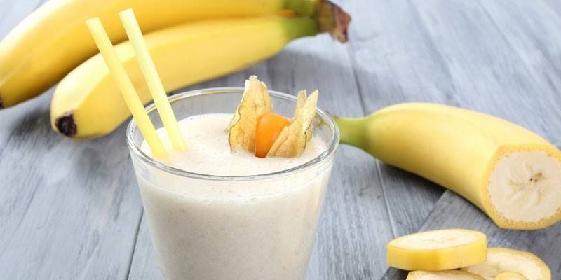 Bebida De Sorvete De Banana