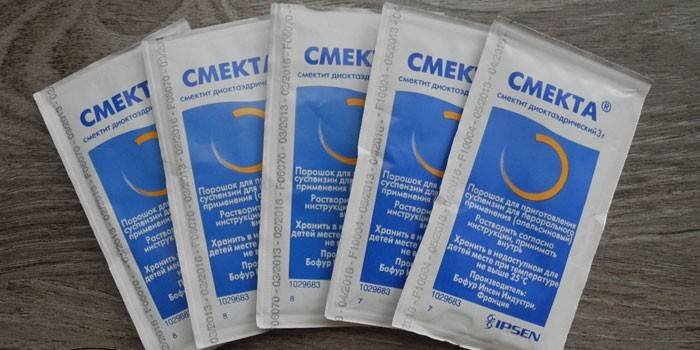 Smecta prášok vo vrecku