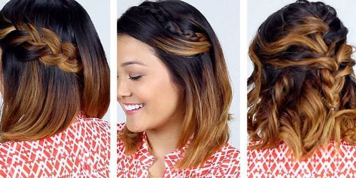 Tranças para cabelo curto